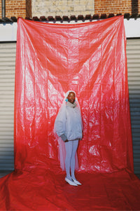 Oversized Bomber Jacket Dress